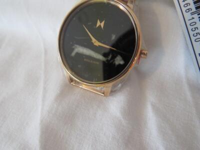 MVMT Boulevard Black Marble Rose Gold Mesh Strap Watch - Black Dial MVMT Boulevard Santa Monica Black Ladies watch – Goodwatch main image 4