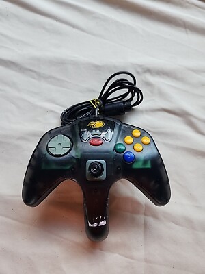 TESTED WORKS Nintendo 64 N64 Mad Catz Turbo Controller (Translucent 