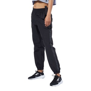 Reebok Mujer WOR Meet You There Tejido Pantalones - Negro Deporte