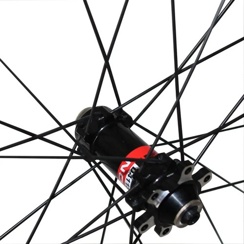 700C Disc Brake Cyclocross Bike Carbon Wheelset U Shape Thru Axle QR Hub - Picture 5 of 16