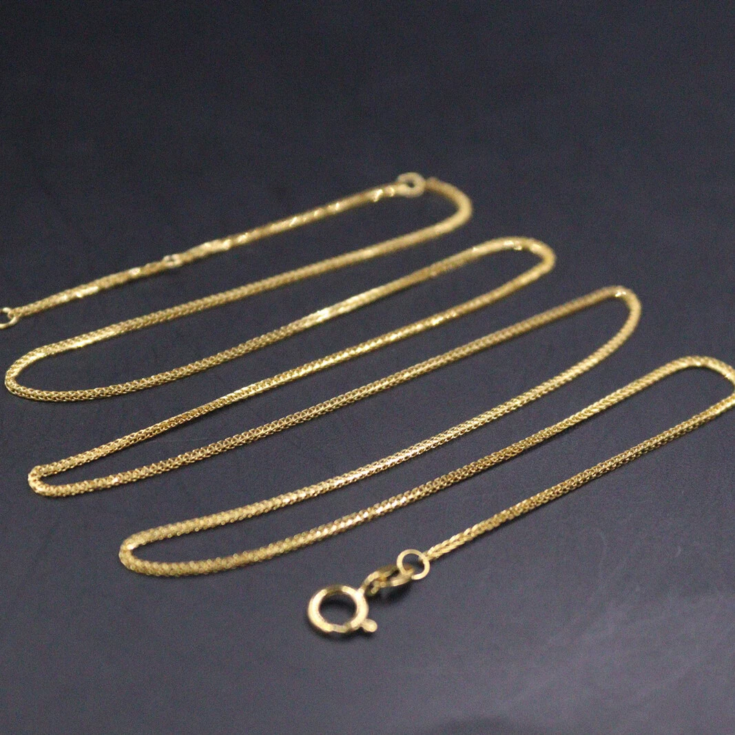 Thin gold necklace womens deals