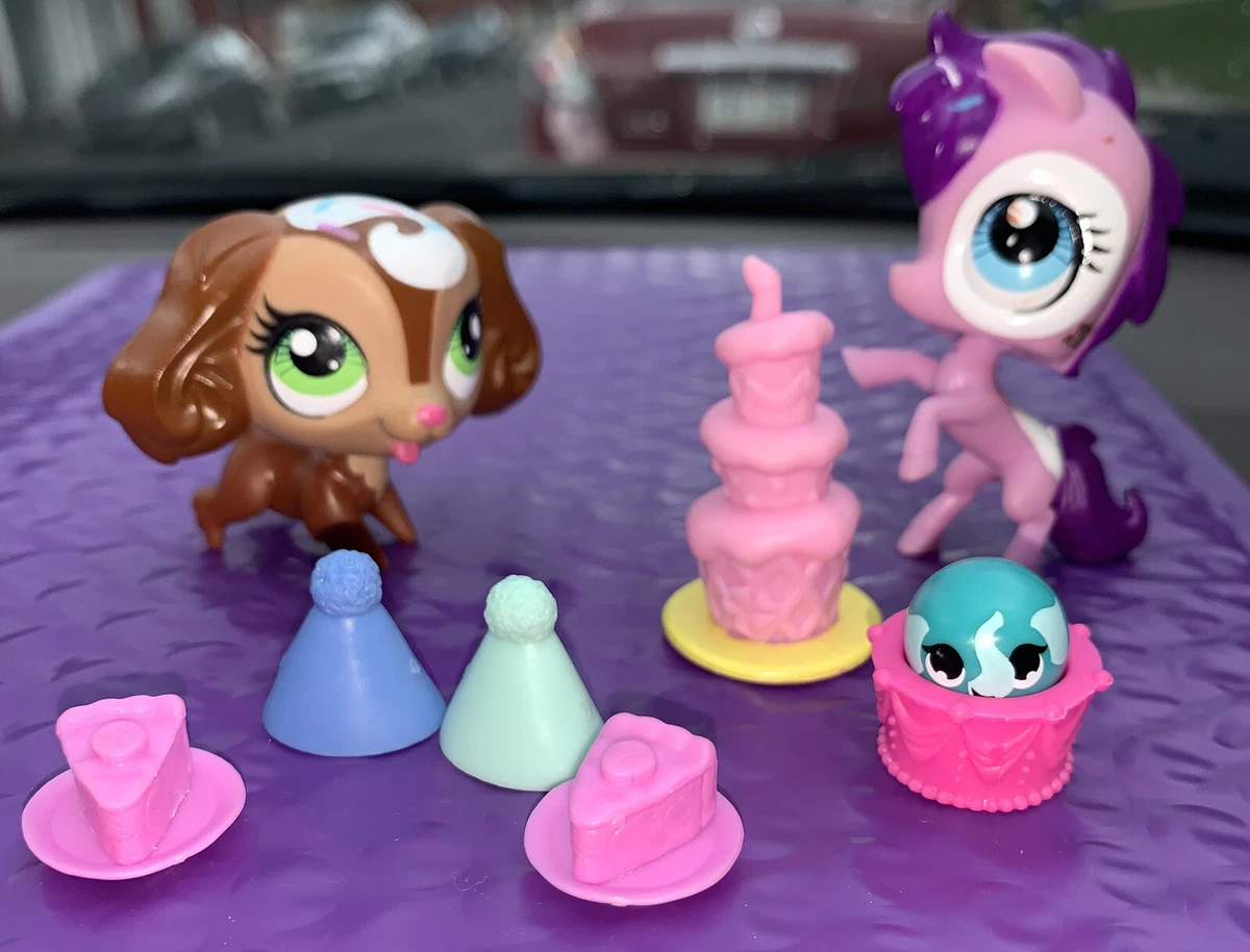 Littlest Pet Shop LPS Sweet Celebration Set 3289 3290 3291 Horse Cocker Spaniel