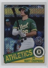 2020 Topps Silver Pack 1985 Chrome Baseball Series 2 Matt Chapman #85TC-31 05v0