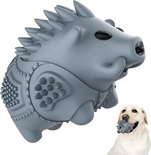 Indestructible Dog Chew Toy for Aggressive Chewers Squeaky 100 Natural Rubber