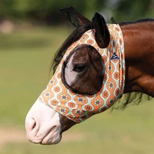 Comfort Fit Lycra Fly Mask Oversize – Mesh Eye & Ear Protection for Horses