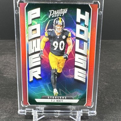 Panini 2024 Prestige PowerHouse T.J. Watt Steelers #PH-TWT Xtra Points Red /399