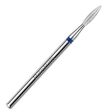Cuticle Nail Drill Bit,3/32" Diamond Flame Safety Under Nail File Bit, Russia...