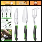 Heavy Duty Garden Tools Set - 3 Pack Shovel, Trowel & Rake, Ergonomic Handles