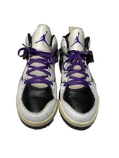 Nike Air Jordan Flight 45 Concord White Purple Sneaker Mens Size 12 644846-108