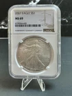 2007 American Eagle Silver Dollar MS69 by NGC ~ 318