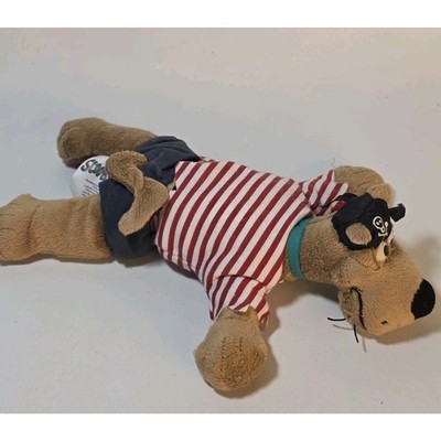 Scooby-Doo Plush Animal Pirate Costume Lays Flat Stuff Dog Small 10in