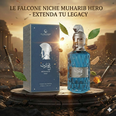 Muharib Hero by Le Falcone Extrait De Parfum Spray for Him 85 ML
