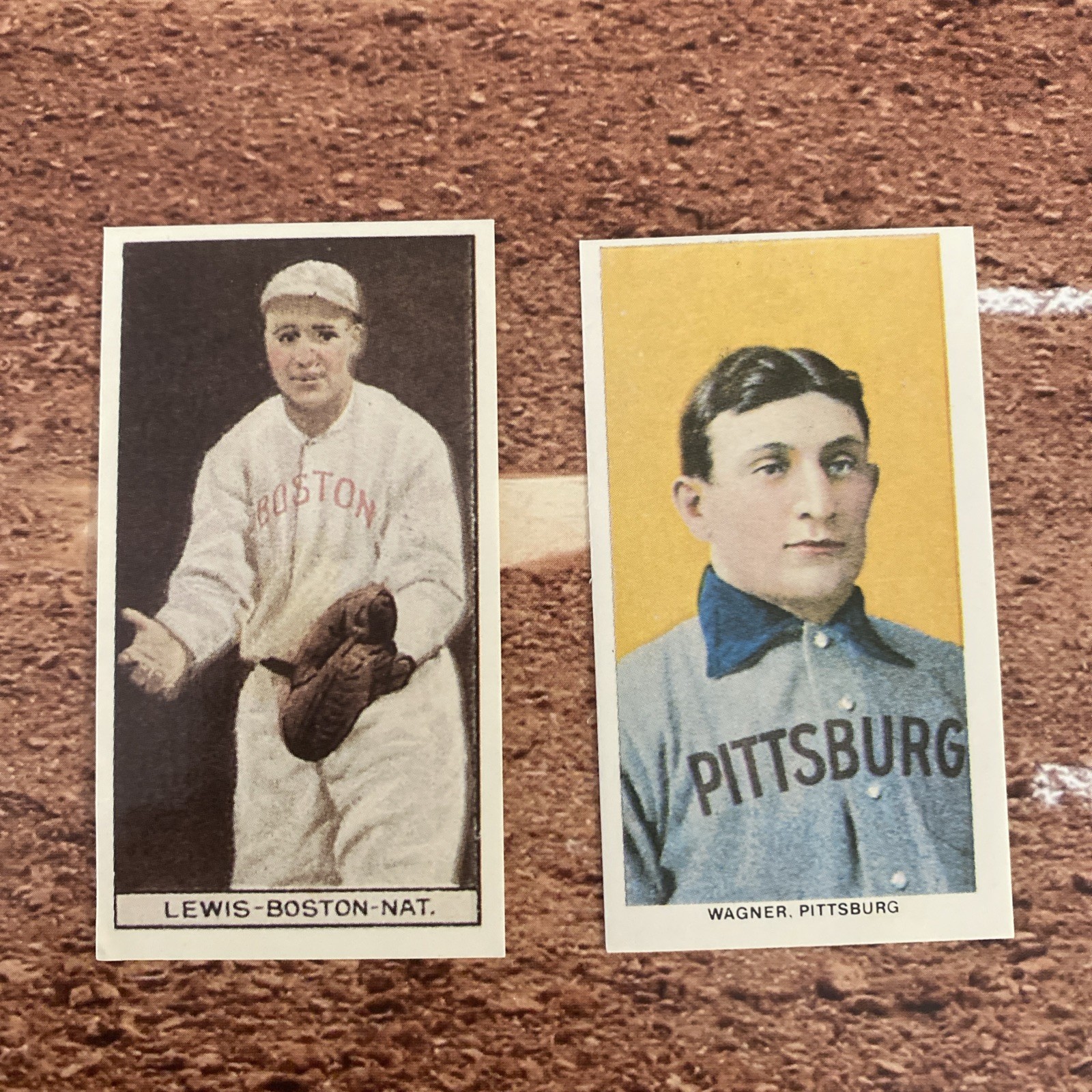 1987 Hygrade All-Time Greats- Rare & Famous Reprints Honus Wagner Red Back T-206 view 3