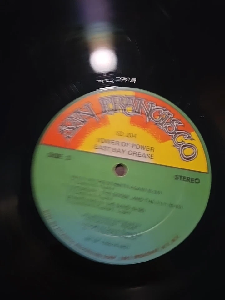 TOWER OF POWER - EAST BAY GREASE “1970 ORIGINAL VG+” FIRST RELEASE LP - Image 4 of 4