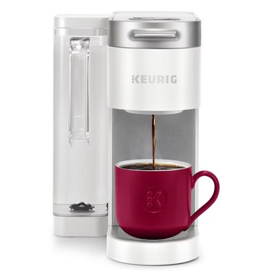 Keurig K-Supreme Single-Serve K-Cup Pod Coffee Maker - White: Brews Iced Coffee