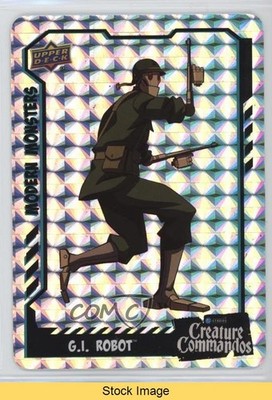2025 DC Creature Commandos Modern Monsters Stickers GI Robot #MM-11 READ 0ac3