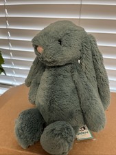 BNWT Jellycat Bashful Forest Bunny Medium Retired HTF