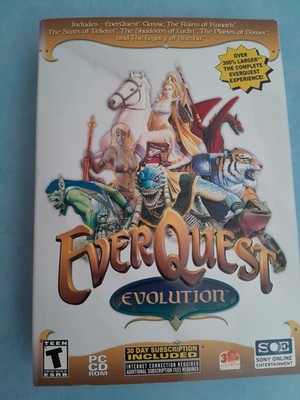 Ever Quest Evolution Edition PC Windows 2003 3 Disc Set siehe original Fotos Spi