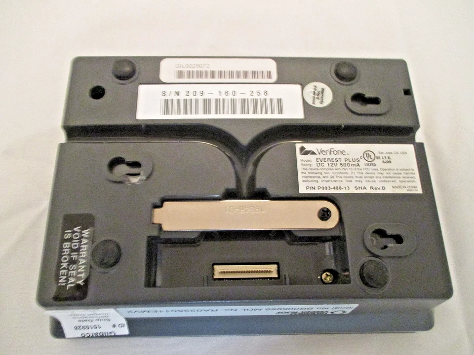 VERIPHONE PINPAD NEW OLD STOCK  OPEN PACKAGE GILBARCO RA0335011EMV2 - Image 3 of 4