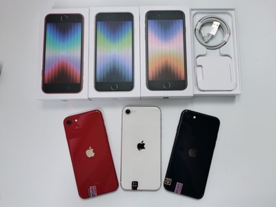 Boxed - iPhone SE (3rd generation)  64GB/128GB Unlocked 4.7  Touch ID Smartphone