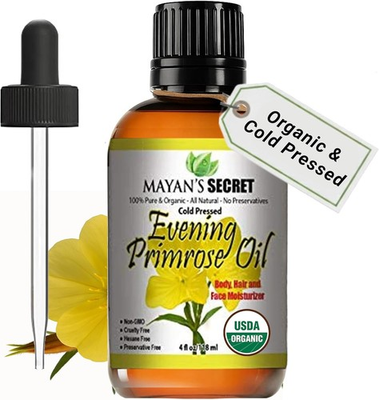 #ad Evening Primrose Oil 4 oz. Cold Pressed 100% USDA CERTIFIED ORGANIC Unrefined $15.99