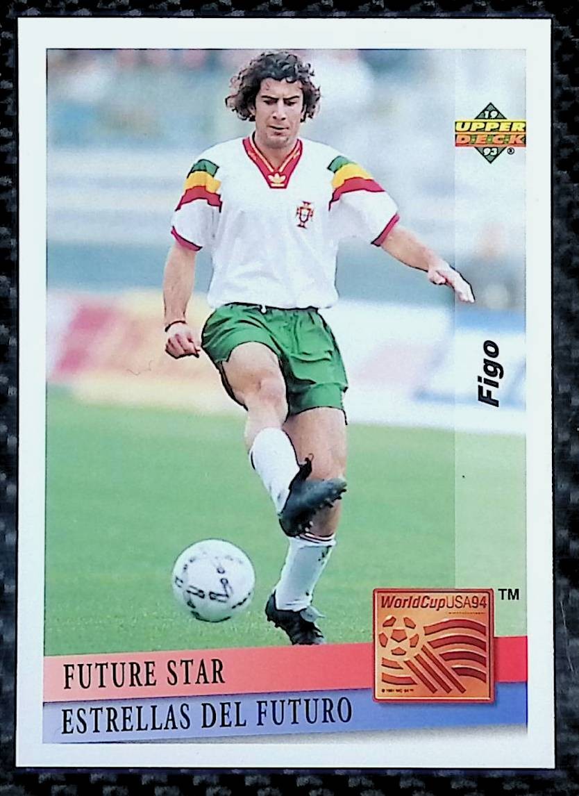 1993 Upper Deck World Cup Preview (English/Spanish) #FS6 - Figo - Portugal