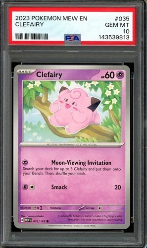 Pokemon TCG Scarlet & Violet 151 English #035 Clefairy PSA 10