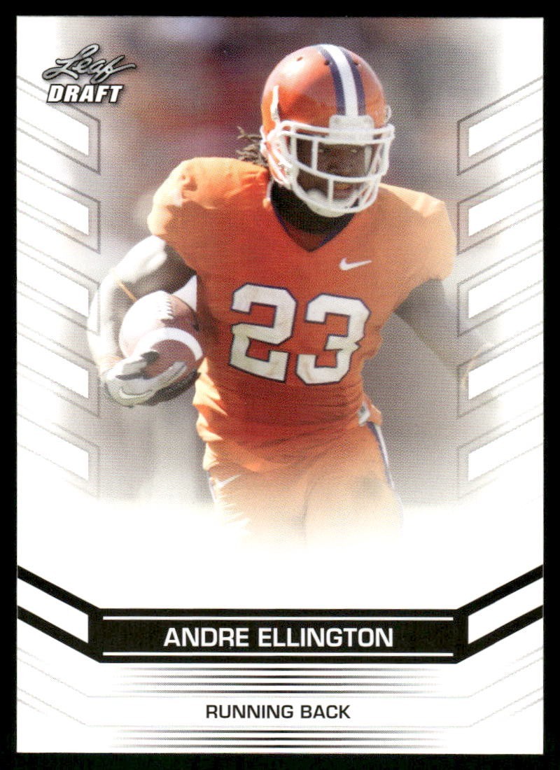 2013 Leaf Draft #4 Andre Ellington Rookie RC Clemson football card