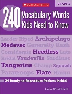 Linda Beech 240 Vocabulary Words Kids Need to Know: Grade 5 (Taschenbuch)