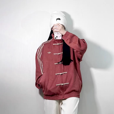 2026 Adidas Originals Ctt Snake Year Limite Chinese Stand Collar