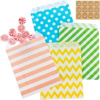 GeschenktüTen Papier 100 Bunte PapiertüTen Candy Bar TüTen Paper Bags Pa