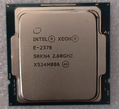 E-2378 Intel Xeon E-2378 8-core 2.60GHz to 4.8GHz LGA-1200 TDP-65W SRKN4 CPU