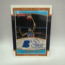 2002-03 Bowman Signature - Tayshaun Prince #SE-TP /999 (AU, MEM, RC) Pistons