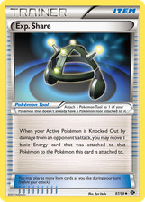 EXP. SHARE 87/99 UNCOMMON NEXT DESTINIES POKEMON HEAVILY PLAYED
