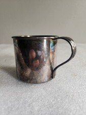 Vintage Silver Plated Baby Cup by Oneida Community Decorative Handle