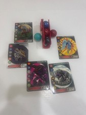 Bakugan Lot Of 5 Random Battle Brawlers B1 and 5 Cards with holster
