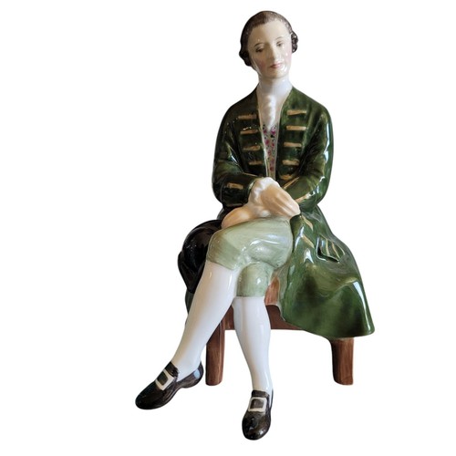 Royal Doulton Set di figurine Una signora e un gentiluomo di Williamsburg HN2227 HN2228 - Foto 4 di 8
