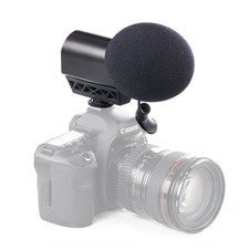 VMIC Stereo Condenser Video Microphone with Rubberized Shockmount, High-Pass ...