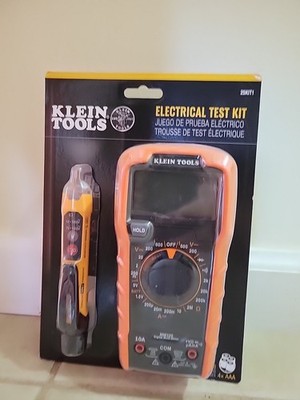 New Klein Tools Electrical Test Kit MM 320 Multimeter and NCVT 3P Kit
