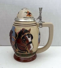 2001 Anheuser Busch Collectors Club Membership Stein “Living the Legacy" COA