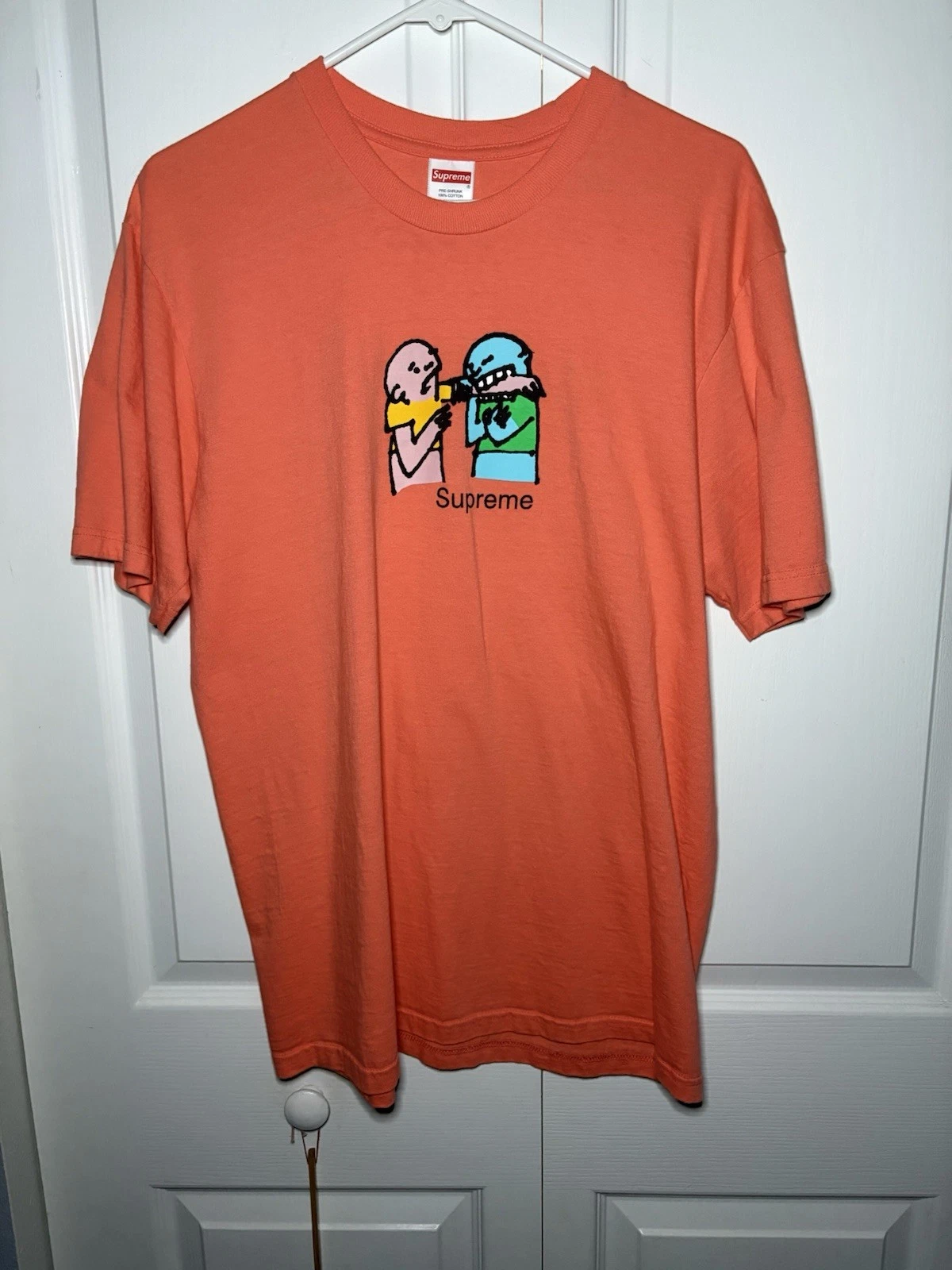 Supreme Bite Tee Neon Orange Medium FW19