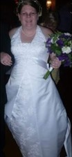wedding dress size 16P