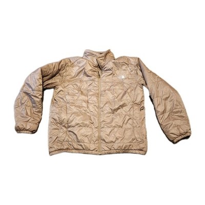 North Face Prodigy Men's XL Insulated Puffer Jacket Brown Quilted Full Zipper