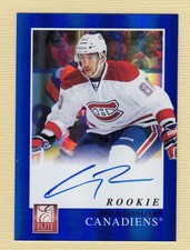 2011-12 Panini Elite Aaron Palushai Autograph Rookie card (Canadiens)
