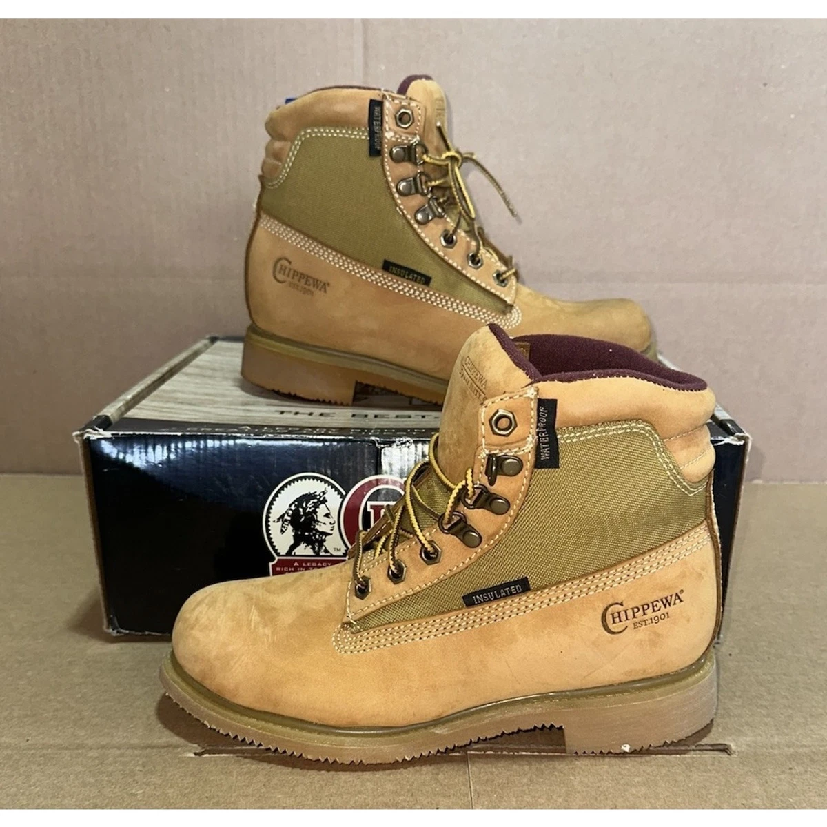 Chippewa Golden 24513 Leather Boots 6\