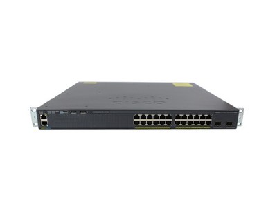 Cisco Switch WS-C2960XR-24TD-I 24x 1Gb 2x SFP+ 10Gb 2x Stack 1x PSU Rack Ears