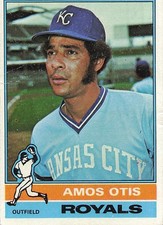 1976 Topps #510 Amos Otis