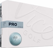 Vice Pro Golf Balls, Ice Blue One Dozen Standard,