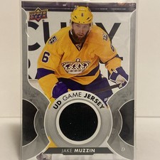 Jake Muzzin 2017-18 Upper Deck UD Game Jerseys #GJ-JM Los Angeles Kings Patch