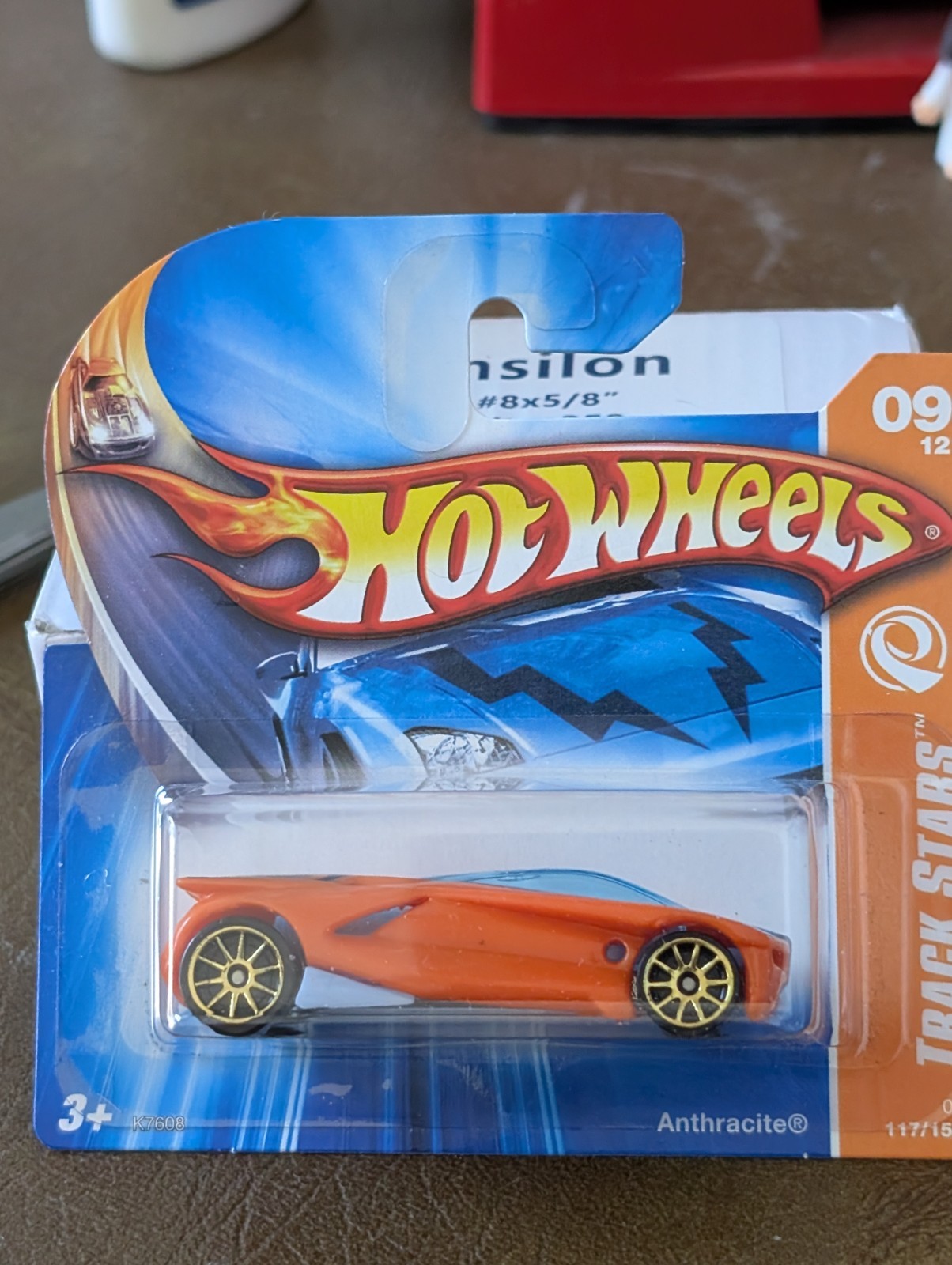 Hot Wheels 2007 Anthracite #117 Orange *Short Car*